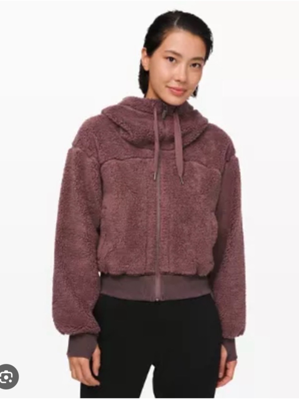 lululemon athletica Short and Sweet Reversible Sherpa Jacket